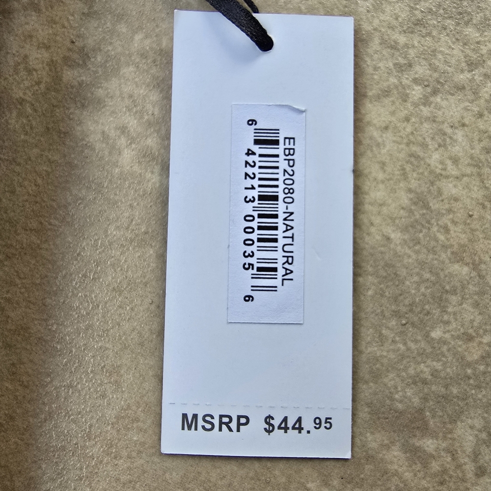 NWT Chic Woven Straw Envelope Clutch, 12"Lx8"H - Picture 10 of 12